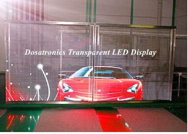 چین P10mm شیشه ای شفاف شیشه ای LED پرده پنجره برای نمایشگاه تامین کننده