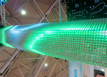 چین صفحه نمایش لمسی P6 انعطاف پذیر LED انعطاف پذیر LED پرده دیوار برای نورپردازی با کیفیت بالا تامین کننده